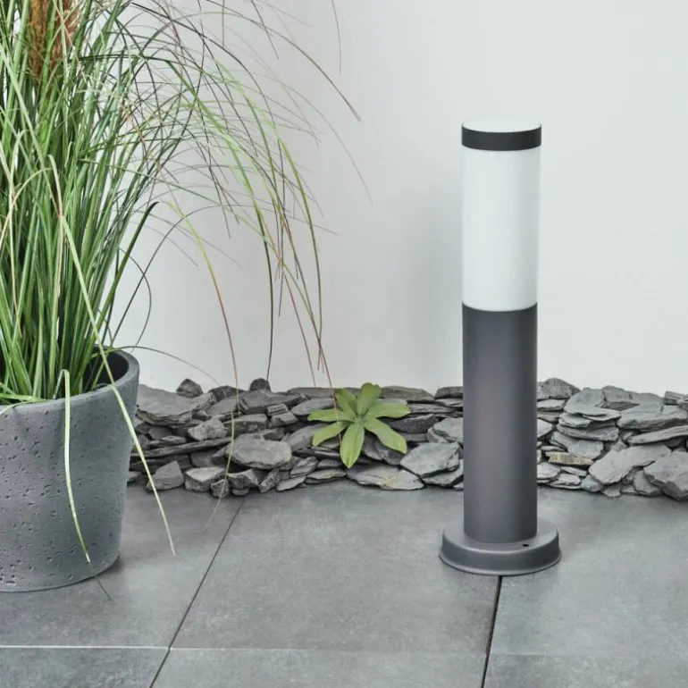 Borne lumineuse Sessa Anthracite, 1 lumière