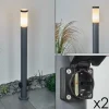 Borne lumineuse Sessa Anthracite, 1 lumière