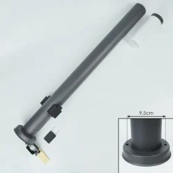 Borne lumineuse Sessa Anthracite, 1 lumière