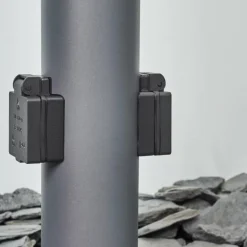 Borne lumineuse Sessa Anthracite, 1 lumière