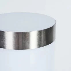 Borne lumineuse Sessa Nickel mat, 1 lumière