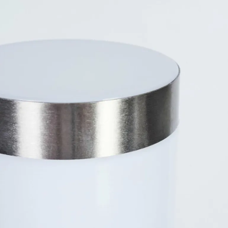 Borne lumineuse Sessa Nickel mat, 1 lumière
