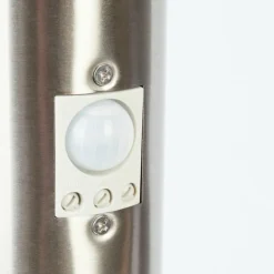 Borne lumineuse Sessa Nickel mat, 1 lumière, Détecteur de mouvement