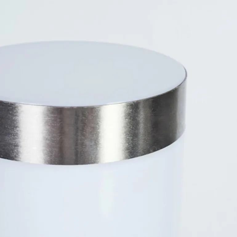 Borne lumineuse Sessa Nickel mat, 1 lumière