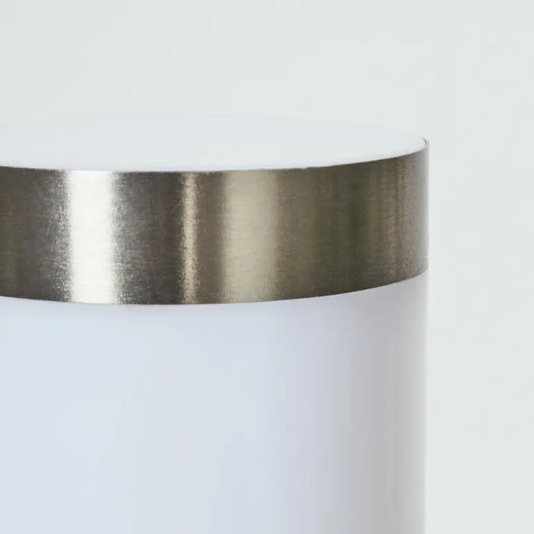 Borne lumineuse Sessa Nickel mat, 1 lumière