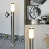 Borne lumineuse Sessa Nickel mat, 1 lumière, Détecteur de mouvement