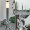 Borne lumineuse Sessa Nickel mat, 1 lumière