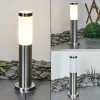 Borne lumineuse Sessa Nickel mat, 1 lumière