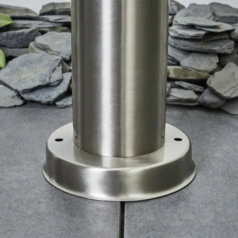 Borne lumineuse Sessa Nickel mat, 1 lumière