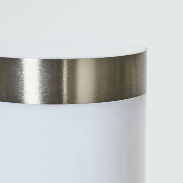 Borne lumineuse Sessa Nickel mat, 1 lumière