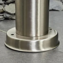 Borne lumineuse Sessa Nickel mat, 1 lumière