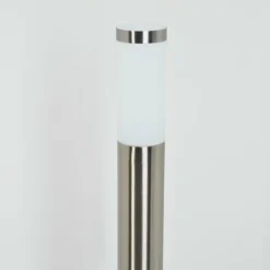 Borne lumineuse Sessa Nickel mat, 1 lumière