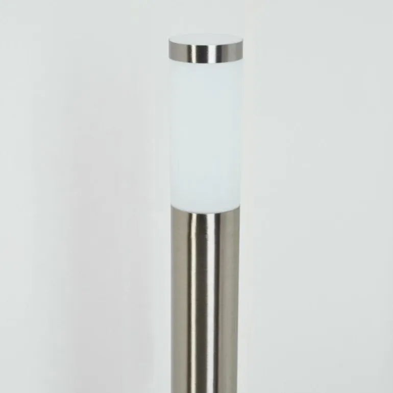 Borne lumineuse Sessa Nickel mat, 1 lumière
