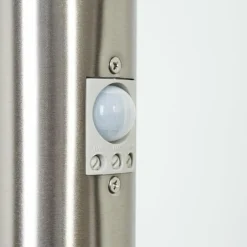 Borne lumineuse Sessa Nickel mat, 1 lumière, Détecteur de mouvement