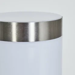 Borne lumineuse Sessa Nickel mat, 1 lumière, Détecteur de mouvement