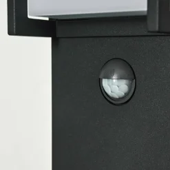 Borne lumineuse Skove LED Anthracite, 1 lumière, Détecteur de mouvement