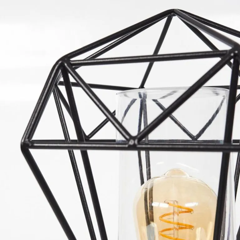 Borne lumineuse Solda Noir, 1 lumière