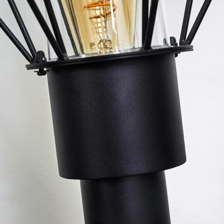 Borne lumineuse Solda Noir, 1 lumière
