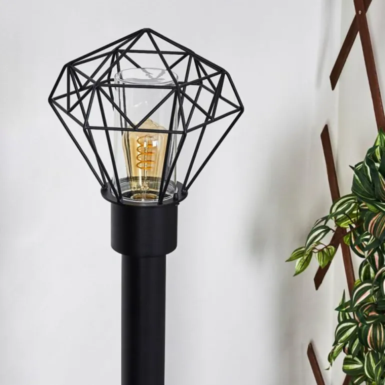 Borne lumineuse Solda Noir, 1 lumière