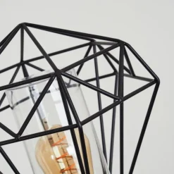 Borne lumineuse Solda Noir, 3 lumières