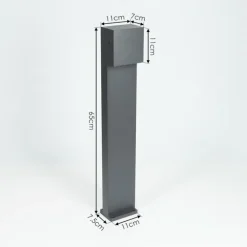 Borne lumineuse Spidern LED Anthracite, 1 lumière