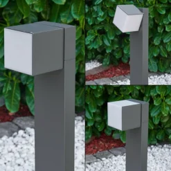 Borne lumineuse Swanek LED Anthracite, 1 lumière