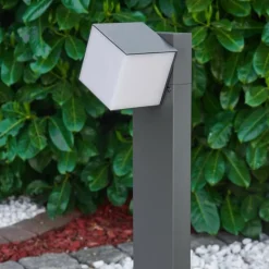 Borne lumineuse Swanek LED Anthracite, 1 lumière