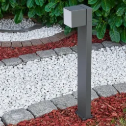 Borne lumineuse Swanek LED Anthracite, 1 lumière
