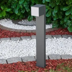 Borne lumineuse Swanek LED Anthracite, 1 lumière