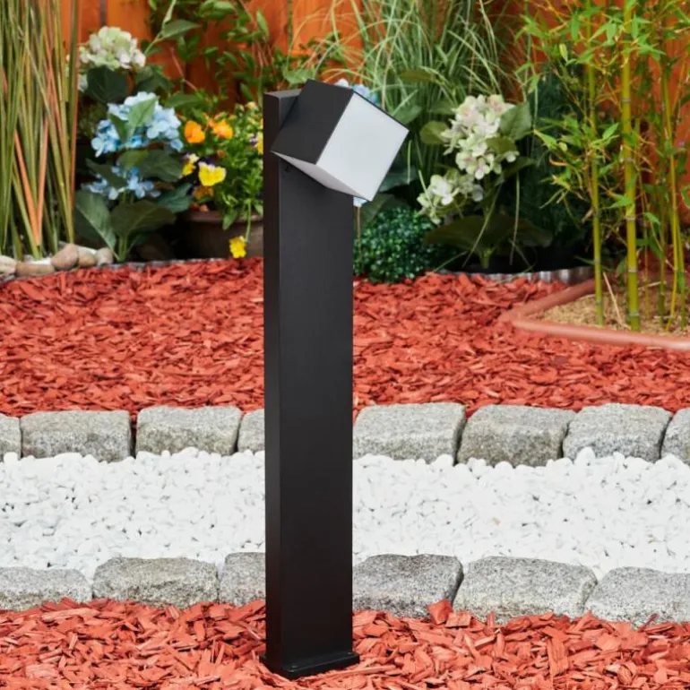Borne lumineuse Swanek LED Noir, 1 lumière