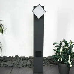 Borne lumineuse Swanek LED Anthracite, 1 lumière