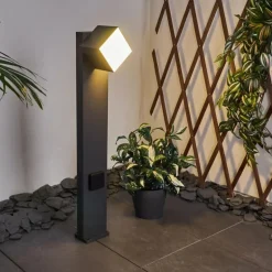 Borne lumineuse Swanek LED Anthracite, 1 lumière
