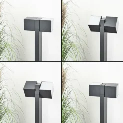 Borne lumineuse Swanek LED Anthracite, 1 lumière