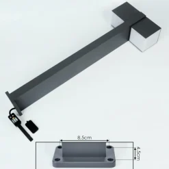 Borne lumineuse Swanek LED Anthracite, 1 lumière