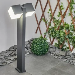 Borne lumineuse Swanek LED Anthracite, 1 lumière