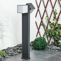Borne lumineuse Swanek LED Anthracite, 1 lumière