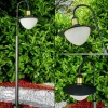 Borne lumineuse Theux Noir, 1 lumière