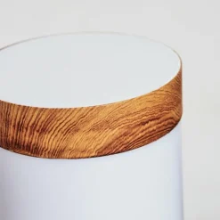 Borne lumineuse Tise Brun, Couleur bois, 2 lumières