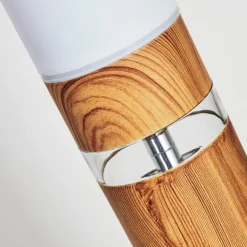 Borne lumineuse Tise Brun, Couleur bois, 2 lumières