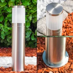 Borne lumineuse TOLSONA Acier inoxydable, 1 lumière