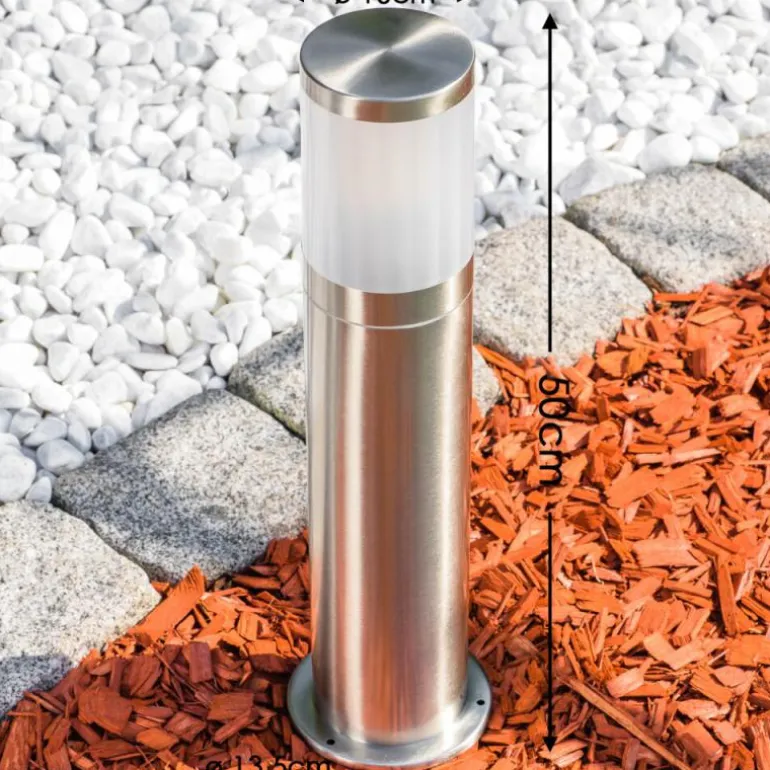 Borne lumineuse TOLSONA Acier inoxydable, 1 lumière