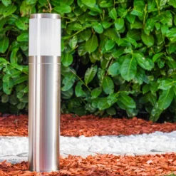 Borne lumineuse TOLSONA Acier inoxydable, 1 lumière