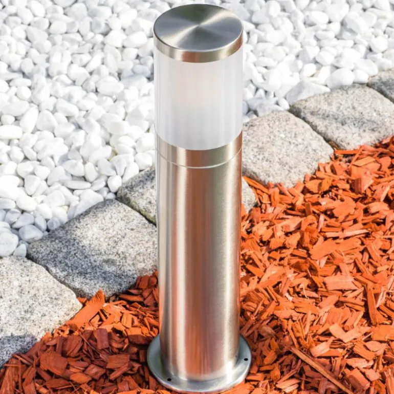 Borne lumineuse TOLSONA Acier inoxydable, 1 lumière