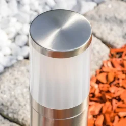 Borne lumineuse TOLSONA Acier inoxydable, 1 lumière