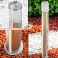 Borne lumineuse TOLSONA Acier inoxydable, 1 lumière
