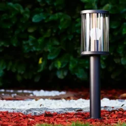 Borne lumineuse Torsa Noir, 1 lumière