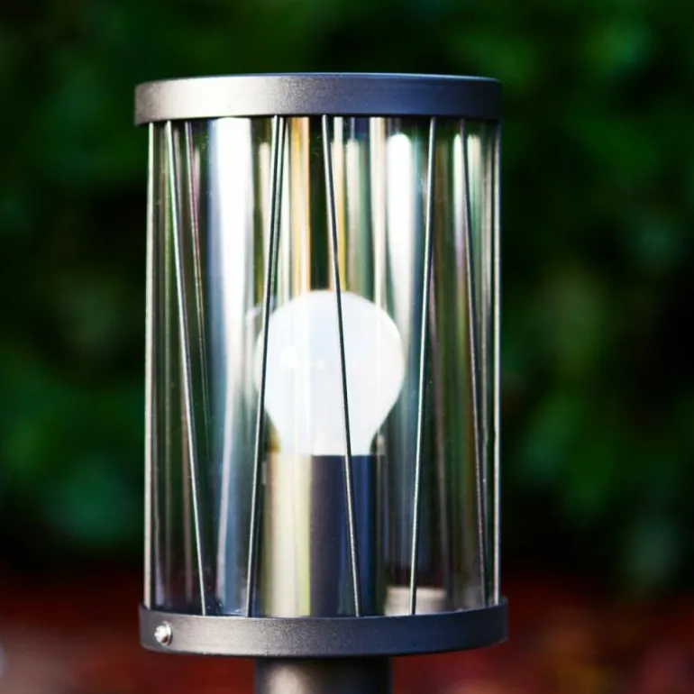 Borne lumineuse Torsa Noir, 1 lumière