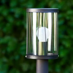 Borne lumineuse Torsa Noir, 1 lumière