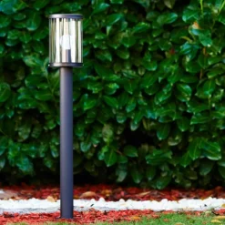 Borne lumineuse Torsa Noir, 1 lumière