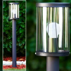 Borne lumineuse Torsa Noir, 1 lumière